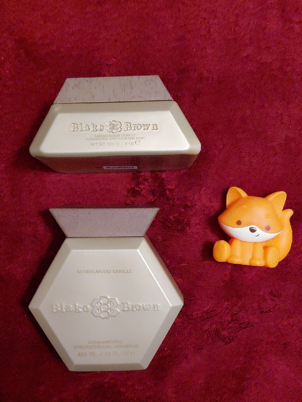 🆓️ Blake Brown Fundamental Strengthening Shampoo & Mask Sandalwood Vanille